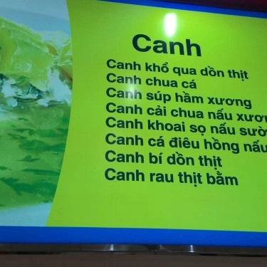 Thực đơn- Quán Ăn Khu Ẩm Thực - Coopmart Quang Trung