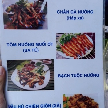 Thực đơn- Quán Ăn Khu Ăn Vặt Cao Thắng - Bàn Cờ