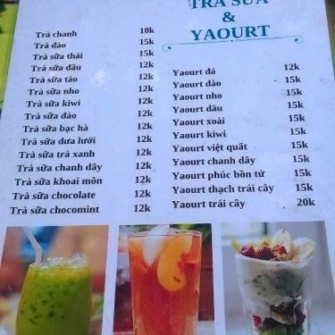 Thực đơn- Quán Ăn Khúc Bạch Hoa Sữa - Xô Viết Nghệ Tĩnh