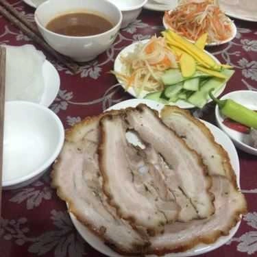 Món ăn- Quán Ăn Khuê Trung Quán - Bánh Tráng Cuốn Thịt Heo
