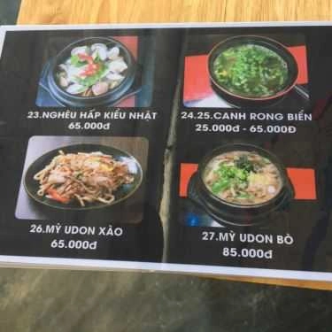 Thực đơn- Quán Ăn KIDO BBQ