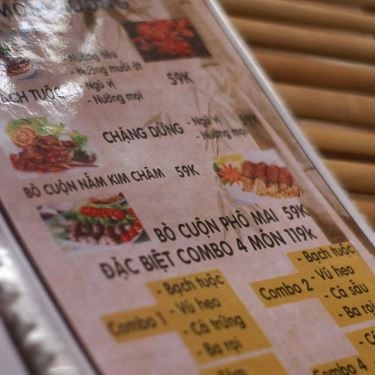 Thực đơn- Quán Ăn Kiên Kiên BBQ & Beer - Cách Mạng Tháng 8