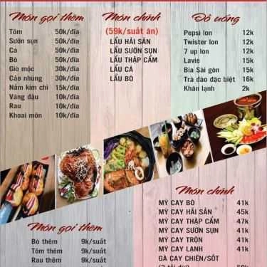 Thực đơn- Kiến - Lẩu 1 Người & Mì Cay 7 Cấp Độ