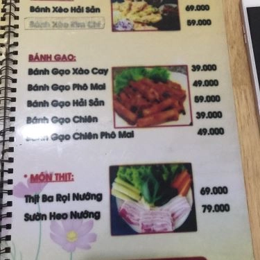 Thực đơn- Quán Ăn Kim Chi Fc - Chuyên Các Món Hàn Quốc
