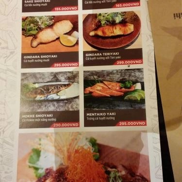 Thực đơn- Quán Ăn KimSushi - Times City