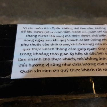 Tổng hợp- Quán Ăn Kimbap Hoàng Tử - Món Hàn Quốc - Lê Văn Sỹ