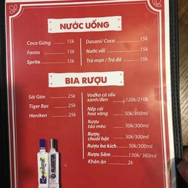 Thực đơn- Quán Ăn Kói - Bò Nhúng Dấm