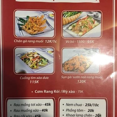 Thực đơn- Quán Ăn Kói - Bò Nhúng Dấm