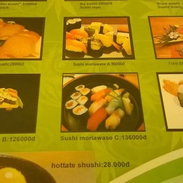 Thực đơn- Nhà Hàng Konaya Sushi King - Lê Quang Định