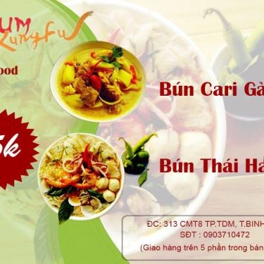Thực đơn- Quán Ăn KungFu Tomyum - Bún Thái & Bún Cari Gà