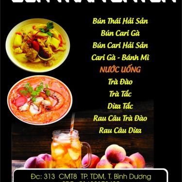 Thực đơn- Quán Ăn KungFu Tomyum - Bún Thái & Bún Cari Gà