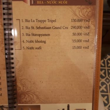 Thực đơn- Nhà Hàng Kỳ Hương Tửu Gia - Ẩm Thực Việt