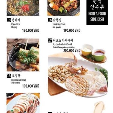 Thực đơn- Quán Ăn Kyedong Chicken - Gà Rán Hàn Quốc