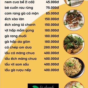 Tổng hợp- Quán Ăn Lá Chanh Thuần Vị Bắc