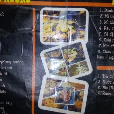 Thực đơn- Quán Ăn Lẫn Quán - Đồ Nướng Than Hoa