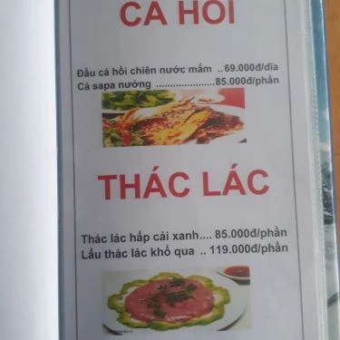 Thực đơn- Quán Ăn Làng Nướng Nam Bộ - Hải Sản & Các Món Nướng
