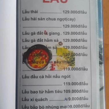 Thực đơn- Quán Ăn Làng Nướng Nam Bộ - Hải Sản & Các Món Nướng