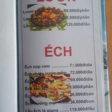 Thực đơn- Quán Ăn Làng Nướng Nam Bộ - Hải Sản & Các Món Nướng