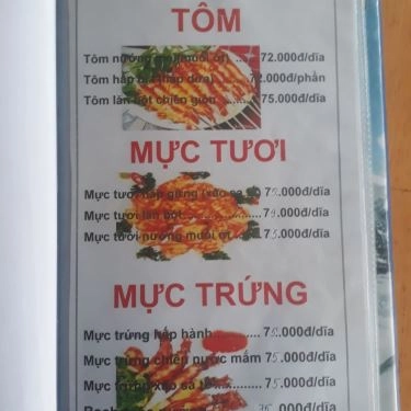 Thực đơn- Quán Ăn Làng Nướng Nam Bộ - Hải Sản & Các Món Nướng