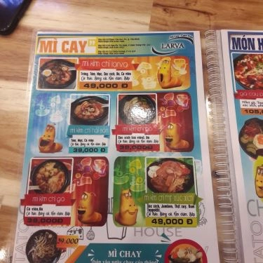 Thực đơn- Quán Ăn Larva - Mì Cay & Ăn Vặt - Lý Chiêu Hoàng