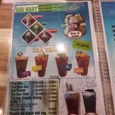 Thực đơn- Quán Ăn Larva - Mì Cay & Ăn Vặt - Lý Chiêu Hoàng