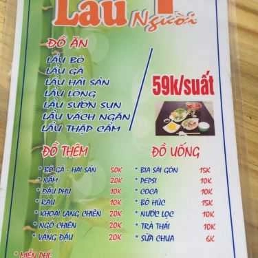 Thực đơn- Lẩu 1 Người - Giếng Đáy