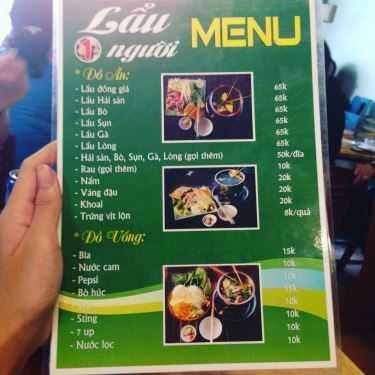 Thực đơn- Lẩu 1 Người - Giếng Đồn