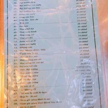 Thực đơn- Quán Ăn Lẩu 1 Người - Lê Duy Đình