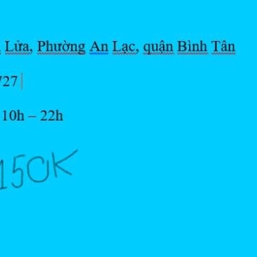 Thực đơn- Quán Ăn Lẩu Thái & Lẩu Nấm