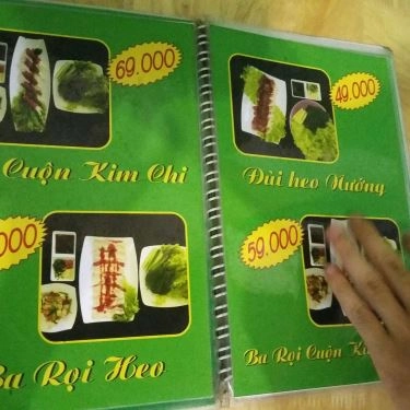 Thực đơn- Quán Ăn Lẩu 168 - Hùng Vương