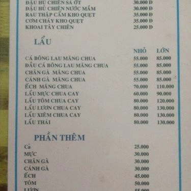 Tổng hợp- Quán Ăn Lẩu 38 - Đường Số 11