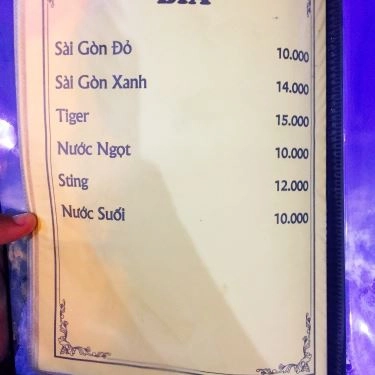 Thực đơn- Quán Ăn Lẩu Bò Đùm Hưng Lợi