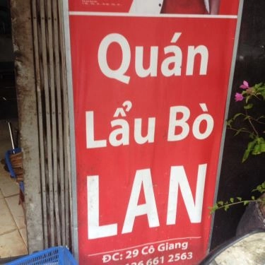Thực đơn- Quán Ăn Lẩu Bò Lan - Cô Giang
