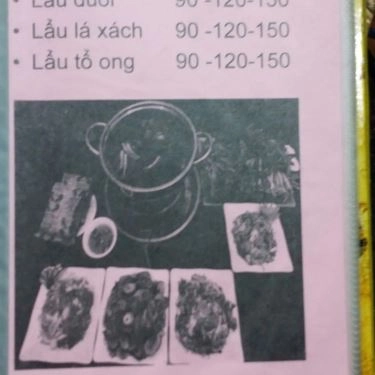 Thực đơn- Quán Ăn Quán Lành - Lẩu Bò