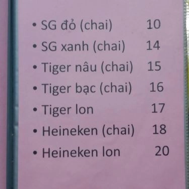 Thực đơn- Quán Ăn Quán Lành - Lẩu Bò