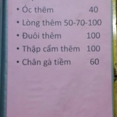 Thực đơn- Quán Ăn Quán Lành - Lẩu Bò