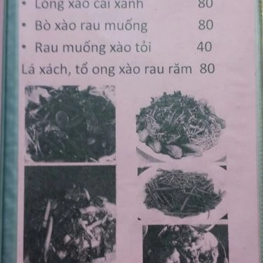 Thực đơn- Quán Ăn Quán Lành - Lẩu Bò