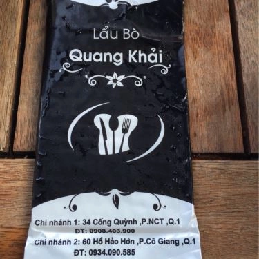 Tổng hợp- Quán Ăn Lẩu Bò Quang Khải - Hồ Hảo Hớn