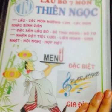 Thực đơn- Quán Ăn Lẩu Bò Thiên Ngọc - Bến Vân Đồn
