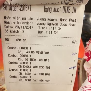 Tổng hợp- Nhà Hàng Lẩu Bò Sài Gòn Vivu - Aeon Mall Bình Tân