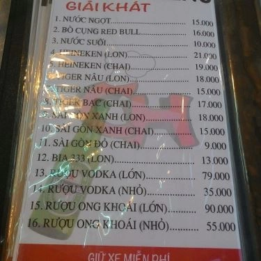 Thực đơn- Quán Ăn Lẩu Cá Cô Huệ - 3 Tháng 2