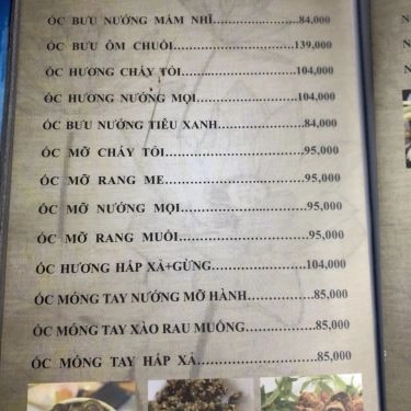 Thực đơn- Quán Ăn Lẩu Cá Kèo 2 Tôm