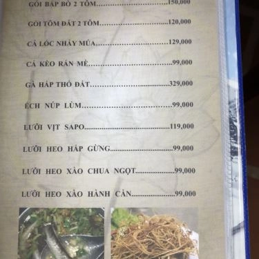 Thực đơn- Quán Ăn Lẩu Cá Kèo 2 Tôm