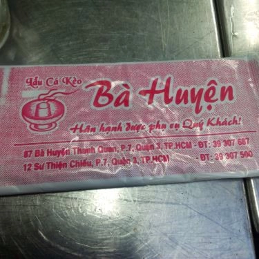 Tổng hợp- Quán Ăn Lẩu Cá Kèo Bà Huyện - Bà Huyện Thanh Quan