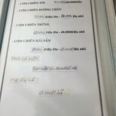 Thực đơn- Quán Ăn Lẩu Cá Kèo Số 10