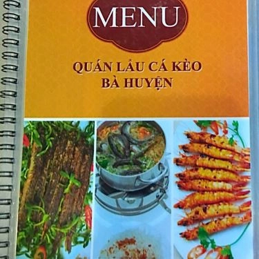 Thực đơn- Quán Ăn Lẩu Cá Kèo Số 10