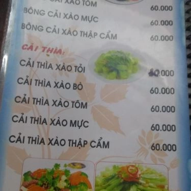Thực đơn- Quán Ăn Lẩu Cá Sg