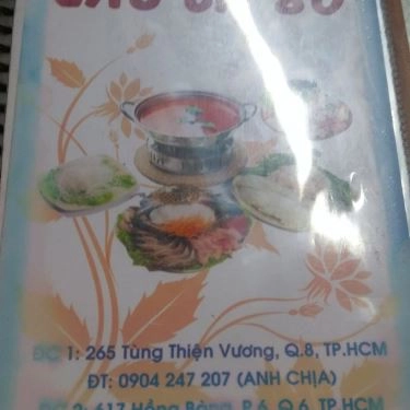 Thực đơn- Quán Ăn Lẩu Cá Sg