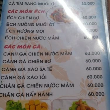 Thực đơn- Quán Ăn Lẩu Cá Sg