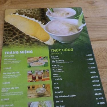 Thực đơn- Nhà Hàng Lẩu Cua Đồng - Bún Đậu Đũa Mộc Quán